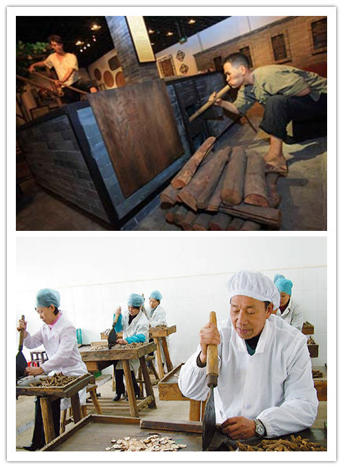 The processing of Chinese herbs
